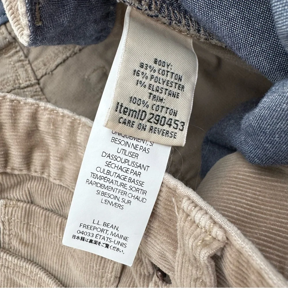 LL Bean Everyday Corduroy Pants Women’s 6 Camel Bootcut Favorite Fit Preppy Y2K - Picture 5 of 9